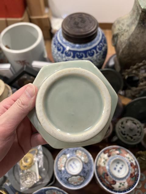 古玩陶瓷民國(guó)青花杯承拍賣,當(dāng)前價(jià)格399元