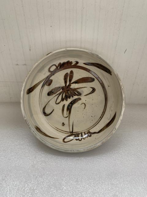 古玩陶瓷花卉紋磁州窯洗拍賣,當前價格750元