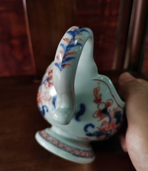 古玩陶瓷【精品難得】清早期青花礬紅爵杯拍賣,當前價格6600元