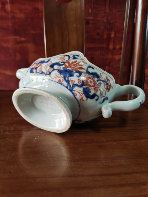 古玩陶瓷【精品難得】清早期青花礬紅爵杯拍賣,當前價格6600元
