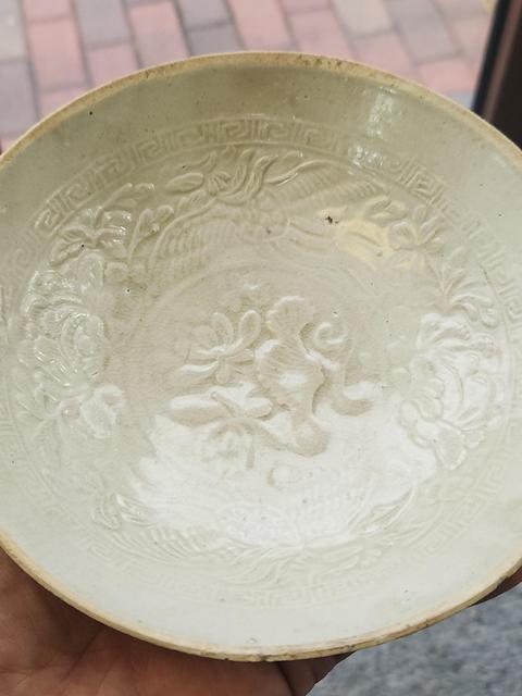 古玩陶瓷南定鳳穿牡丹紋碗拍賣，當(dāng)前價(jià)格1000元