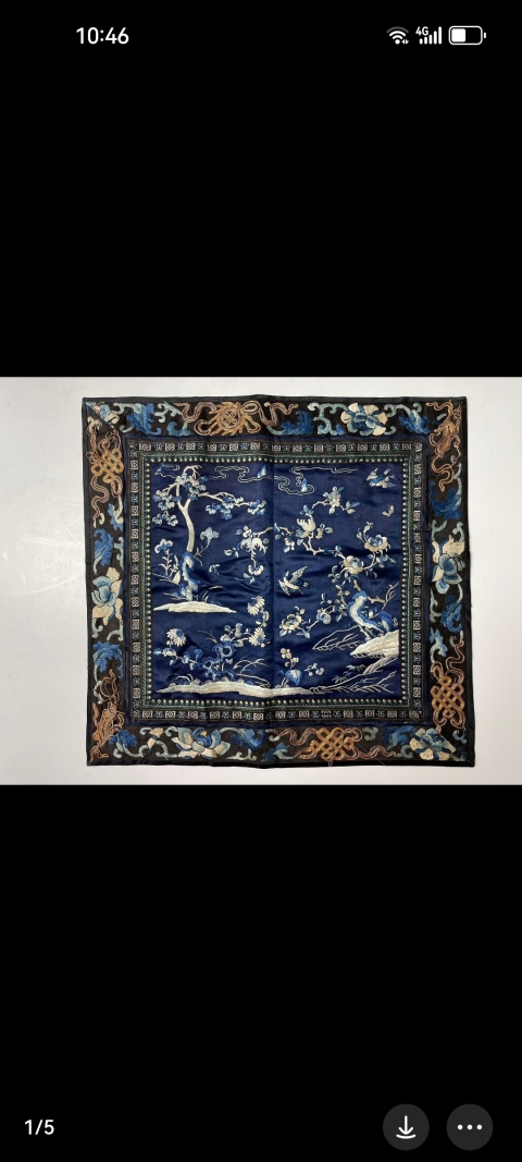 古玩雜項清代中期刺繡拍賣,當前價格7999元