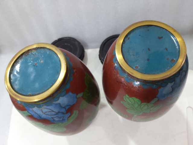 古玩雜項景泰藍銅瓶拍賣，當前價格1680元