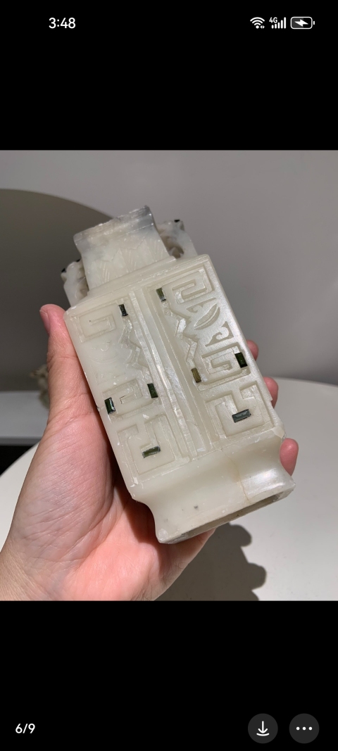 古玩玉器青田石觀賞瓶拍賣,當前價格9999元