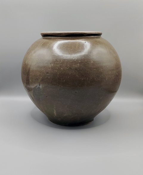 古玩陶瓷金代茶葉末釉大罐拍賣，當前價格10000元