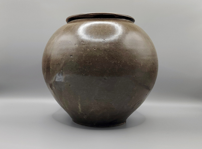 古玩陶瓷金代茶葉末釉大罐拍賣，當前價格10000元
