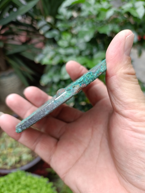 古玩銅器館藏級西漢單圈銘文鏡拍賣,當前價格5980元