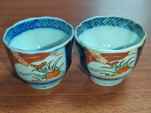 古玩陶瓷青花五彩杯拍賣(mài),當(dāng)前價(jià)格200元