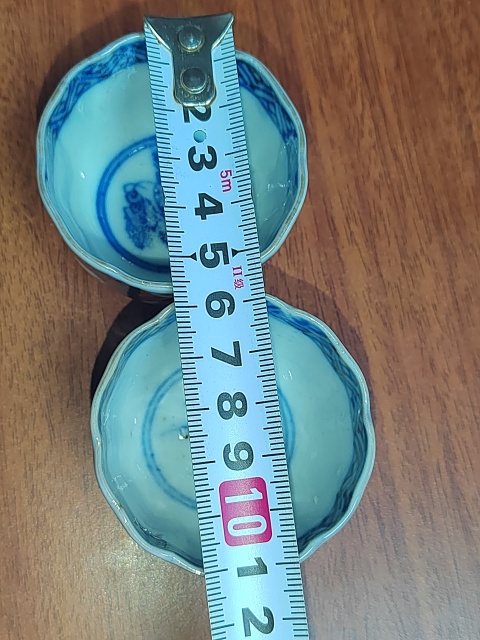 古玩陶瓷青花五彩杯拍賣(mài),當(dāng)前價(jià)格200元