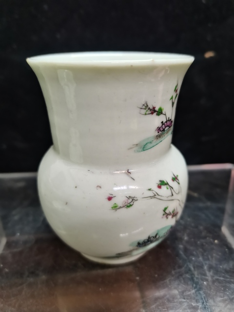 古玩陶瓷仕女紋粉彩文房渣斗拍賣,當前價格1500元