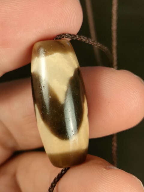 古玩玉器**天珠拍賣,當前價格5000元