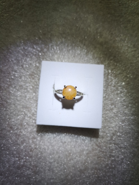 古玩玉器天然翡翠鑲嵌戒指拍賣，當(dāng)前價格168元