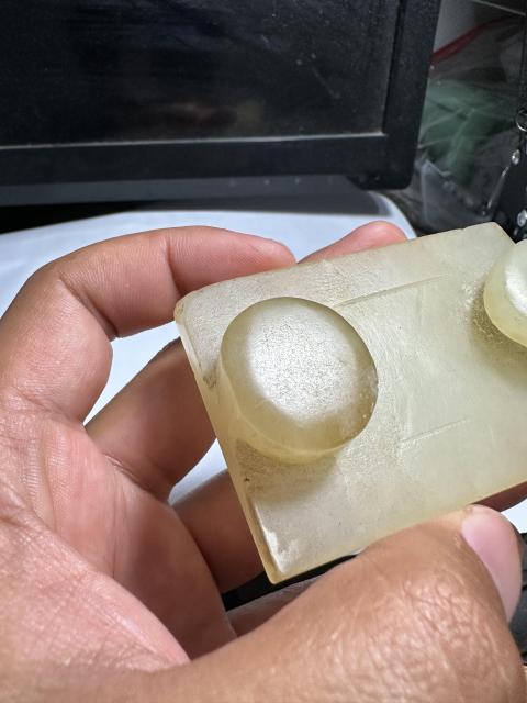 古玩玉器明清玉帶扣拍賣，當前價格1800元