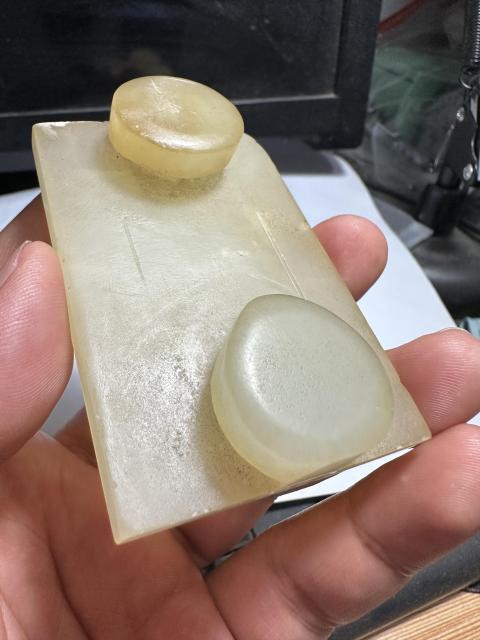 古玩玉器明清玉帶扣拍賣，當前價格1800元