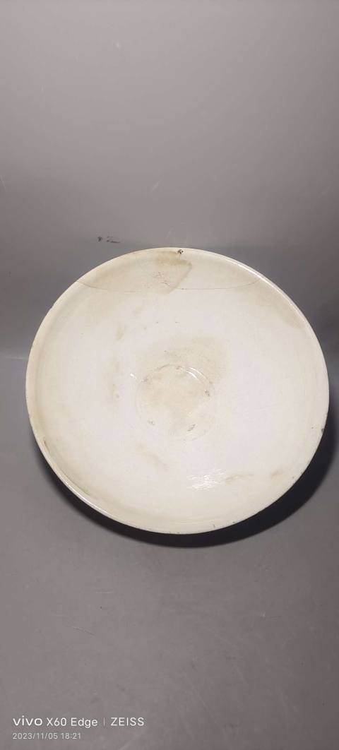 古玩陶瓷定窯系白釉斗笠碗拍賣,當前價格16000元