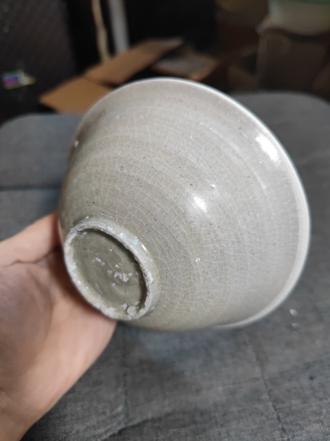 古玩陶瓷宋元?青白釉芒口斗笠碗拍賣，當前價格1900元