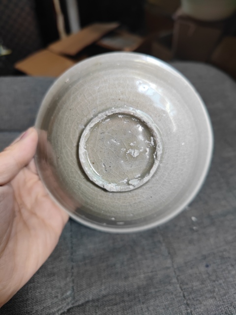 古玩陶瓷宋元?青白釉芒口斗笠碗拍賣，當前價格1900元