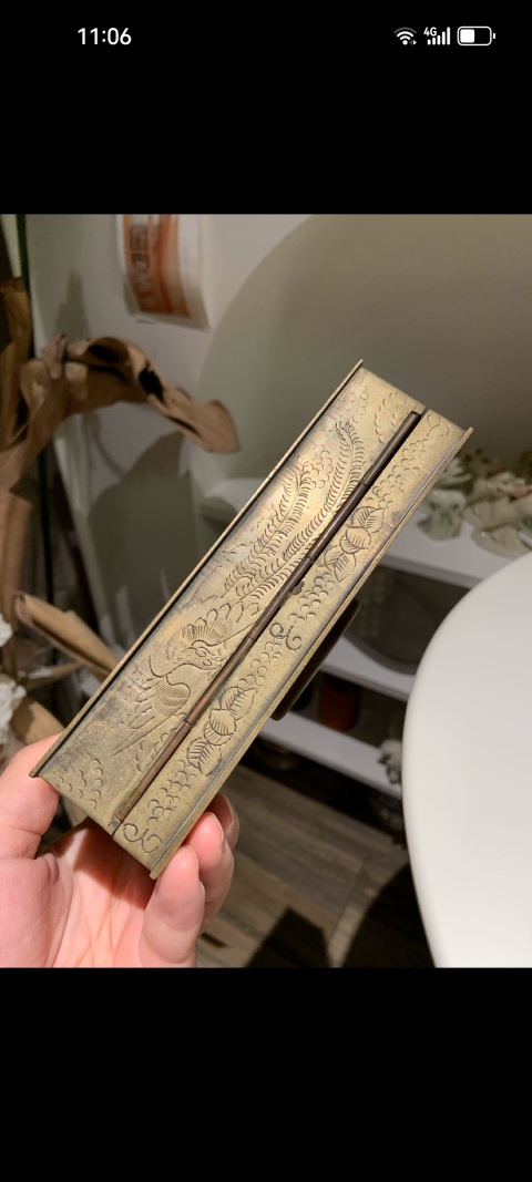 古玩銅器銅首飾盒拍賣，當前價格7999元