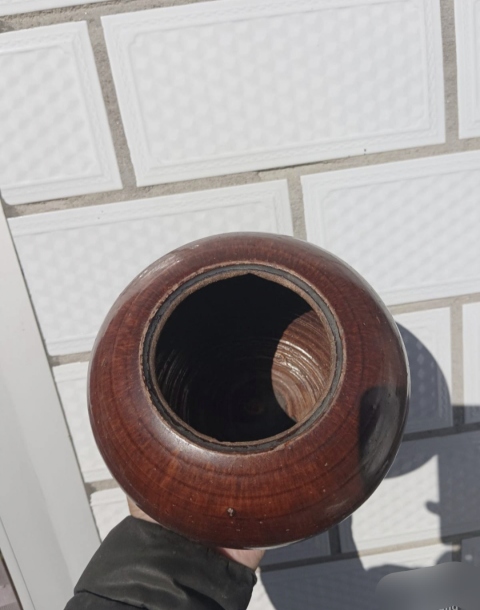 古玩陶瓷嘉慶鈞紅釉蓋罐拍賣，當前價格6800元