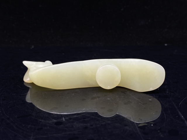 古玩玉器（特價）晚清民國精品白玉帶鉤拍賣，當前價格780元