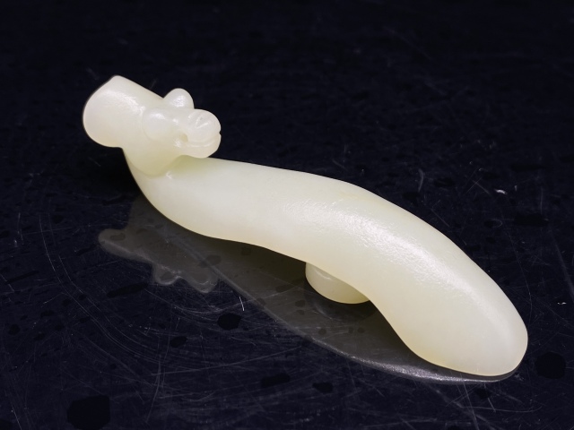 古玩玉器（特價）晚清民國精品白玉帶鉤拍賣，當前價格780元