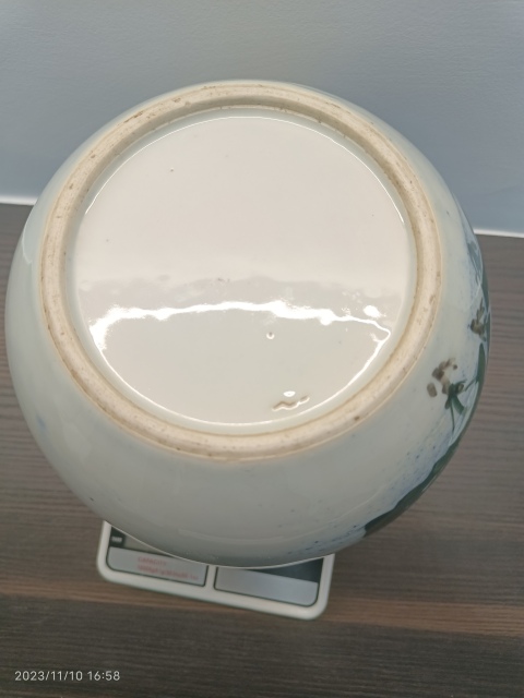 古玩陶瓷大號噴釉花鳥西瓜罐拍賣,當前價格1888元