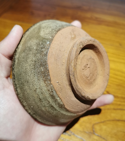 古玩陶瓷金元磁州窯茶葉末釉茶盞拍賣，當前價格80元