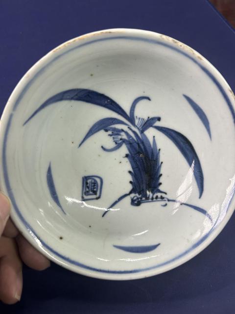 古玩陶瓷明青花秋葉紋碗拍賣,當前價格3888元