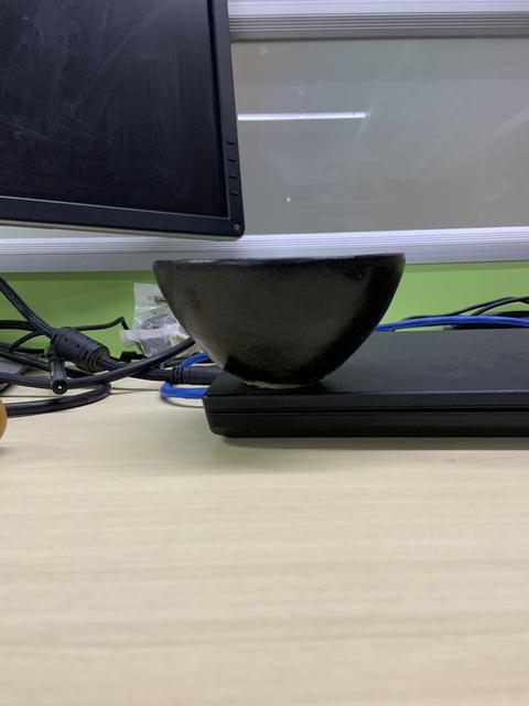 古玩陶瓷黑釉不倒翁盞拍賣，當前價格9999元