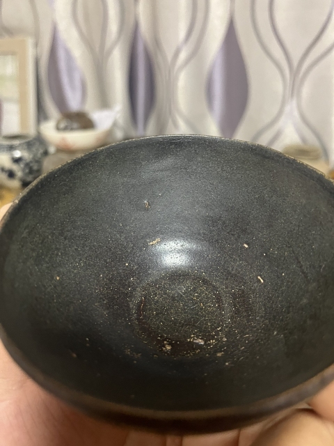 古玩陶瓷黑釉不倒翁盞拍賣，當前價格9999元