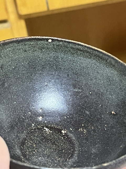 古玩陶瓷黑釉不倒翁盞拍賣，當前價格9999元