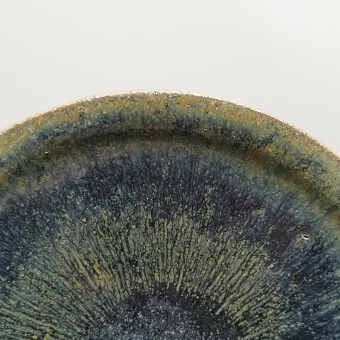 古玩陶瓷宋代建盞黑釉兔毫盞拍賣，當(dāng)前價格36000元