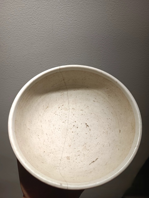 古玩陶瓷雍正淡描青花擂缽拍賣，當前價格4200元