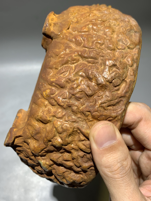 古玩陶瓷清代石灣窯蟹甲八方洗 水仙盆拍賣(mài),當(dāng)前價(jià)格688元