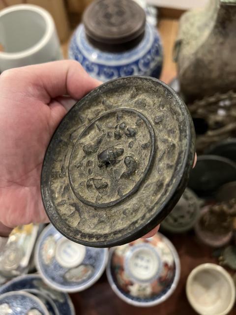 古玩銅器宋代海獸葡萄鏡拍賣,當前價格1999元