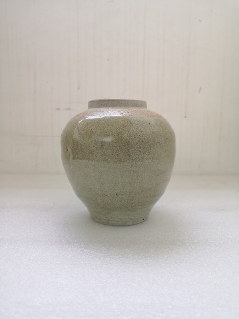 古玩陶瓷清代早期青花罐拍賣(mài)，當(dāng)前價(jià)格580元