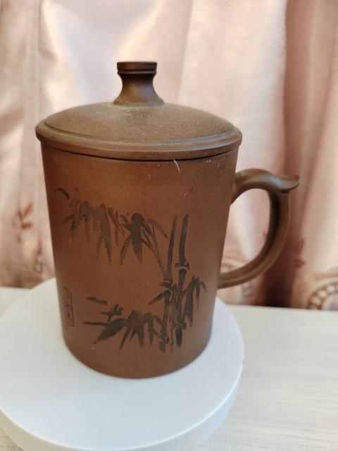 古玩雜項天津供水紫砂杯子拍賣,當前價格456元