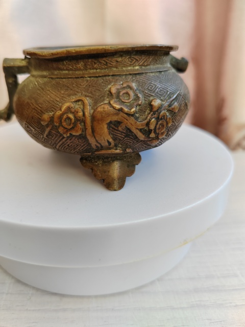 古玩銅器銅爐拍賣，當前價格887元