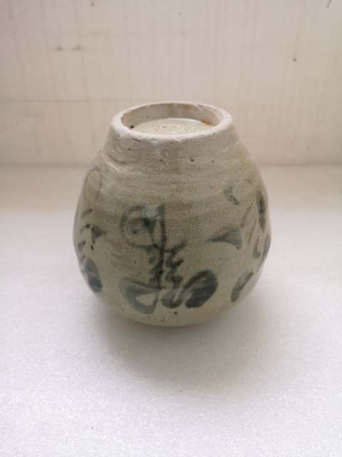 古玩陶瓷清代早期青花罐拍賣(mài)，當(dāng)前價(jià)格580元