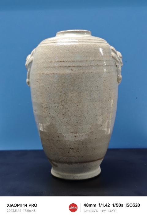 古玩陶瓷宋 青白釉獅耳罐拍賣,當(dāng)前價(jià)格5000元