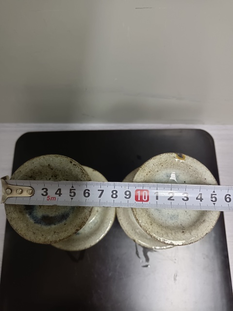 古玩陶瓷哥釉開片雙層蠟臺拍賣，當前價格788元