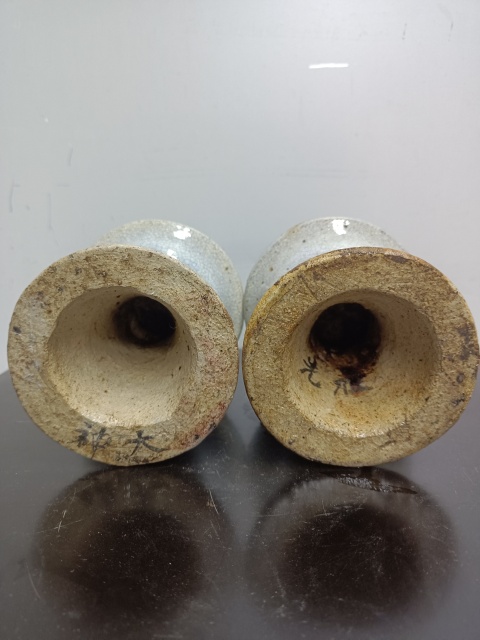 古玩陶瓷哥釉開片雙層蠟臺拍賣，當前價格788元