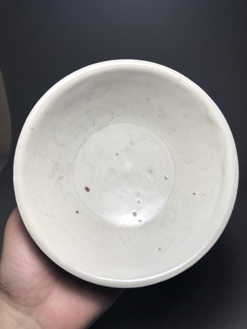 古玩陶瓷宋,影青釉刻劃花高足碗拍賣,當前價格2000元