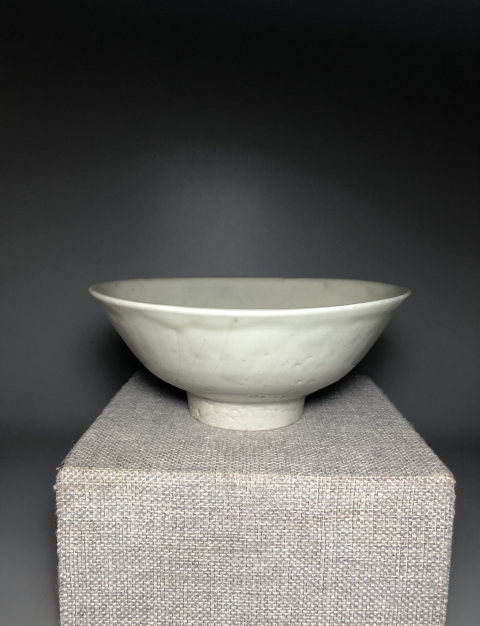 古玩陶瓷宋,影青釉刻劃花高足碗拍賣,當前價格2000元