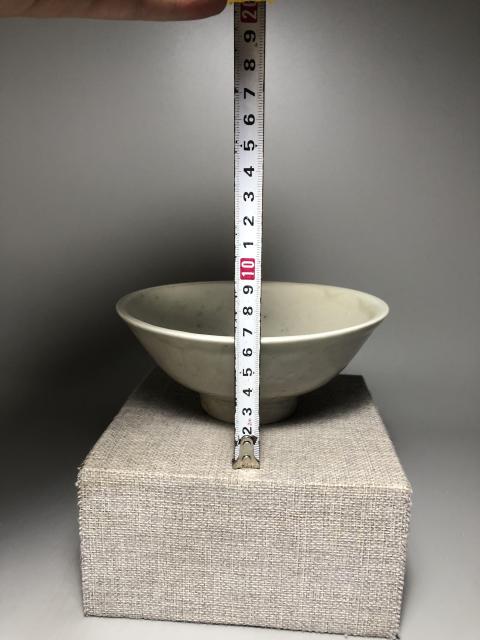 古玩陶瓷宋,影青釉刻劃花高足碗拍賣,當前價格2000元