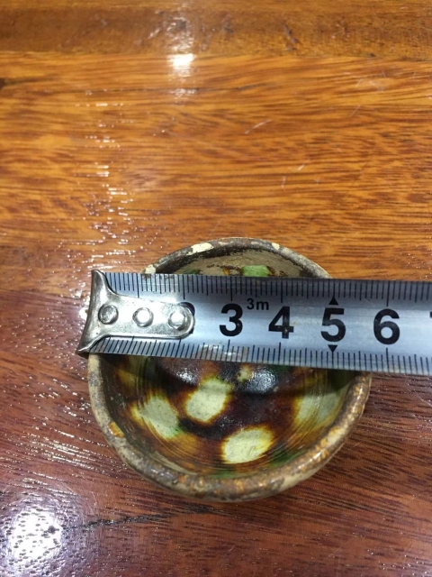 古玩陶瓷唐三彩杯拍賣，當前價格1500元