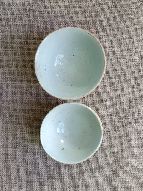 古玩陶瓷豆青釉杯拍賣,當前價格278元