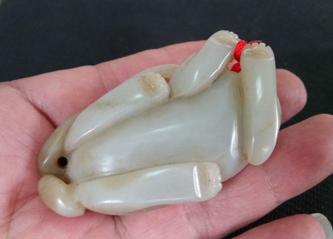 古玩玉器和田玉雕“瑞獸”把件拍賣,當(dāng)前價(jià)格800元