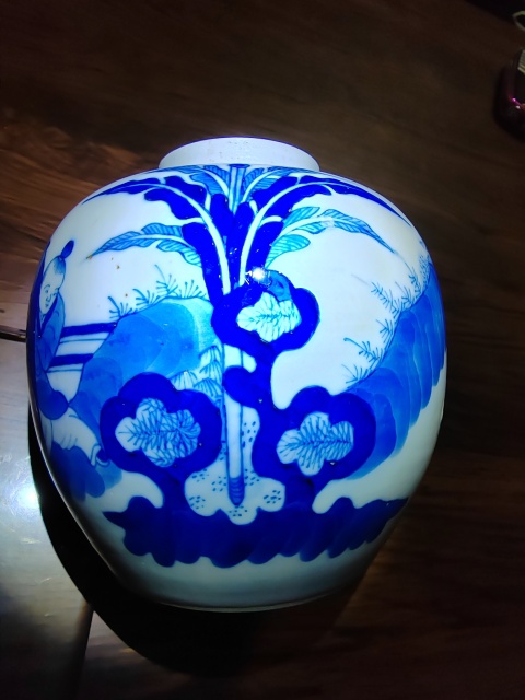 古玩陶瓷青花三娘教子紋罐拍賣,當(dāng)前價(jià)格4680元