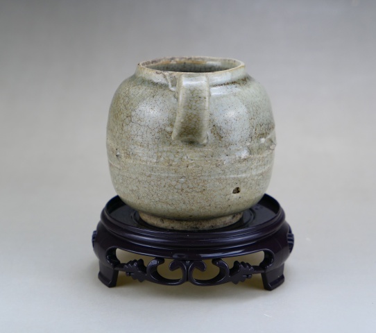 古玩陶瓷明代（BeiSong).哥釉執壺（1368年-1644年）拍賣，當前價格12000元